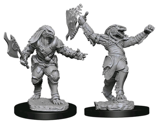 D&D Nolzurs Marvelous Unpainted Miniatures Female Dragonborn Fighter