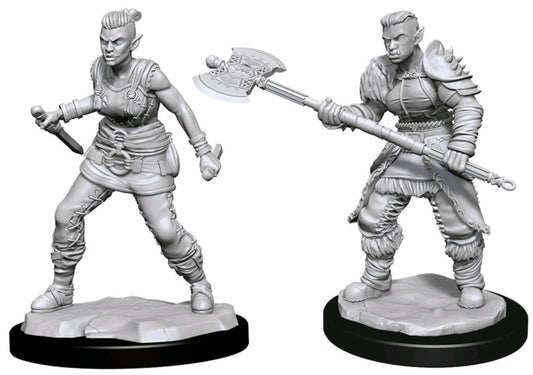 D&D Nolzurs Marvelous Unpainted Miniatures Orc Female Barbarian