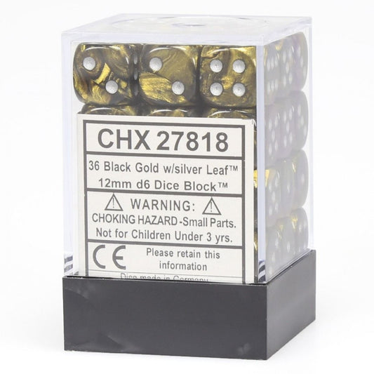 Chessex 12mm D6 Block of 36