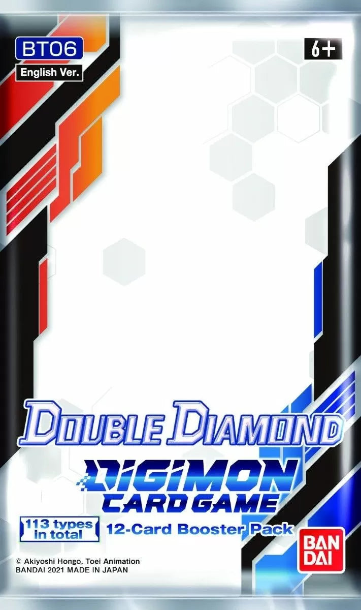digimon tcg double diamond booster box Digimon Card Game: Series 06 Double Diamond BT06 Booster – First Games