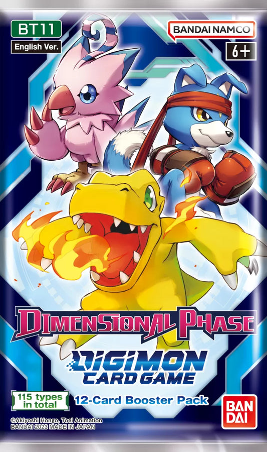 Digimon Card Game: Dimensional Phase BT11 Booster